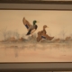 painting mallards in flight by james burkholder