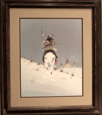 indian art print by donald vann for sale by jim burkholder