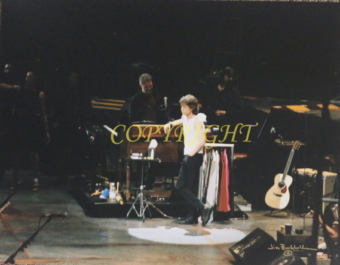 Photo of Mick Jagger waiting for the band by James burkholder