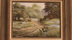 Oil painting hill country by Guy Botto