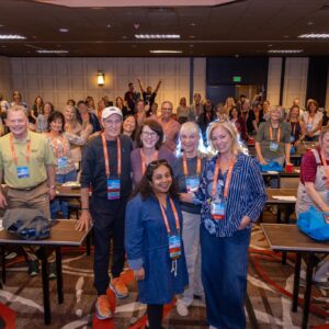 The PACE 25 basics course group is shown at the Reno/Tahoe Plein-air Convention.